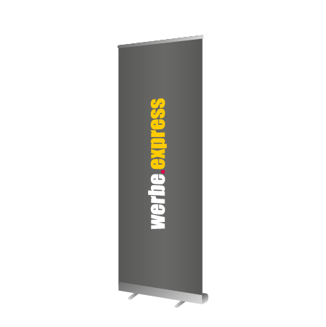 Roll-Up Budget | B 100 cm x H 200 cm | einseitig bedruckt